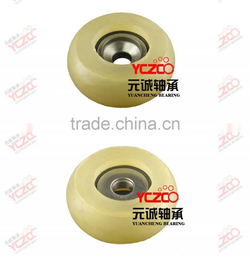 Popular cabinet roller,rubber wheels for sliding wardrobe/closet