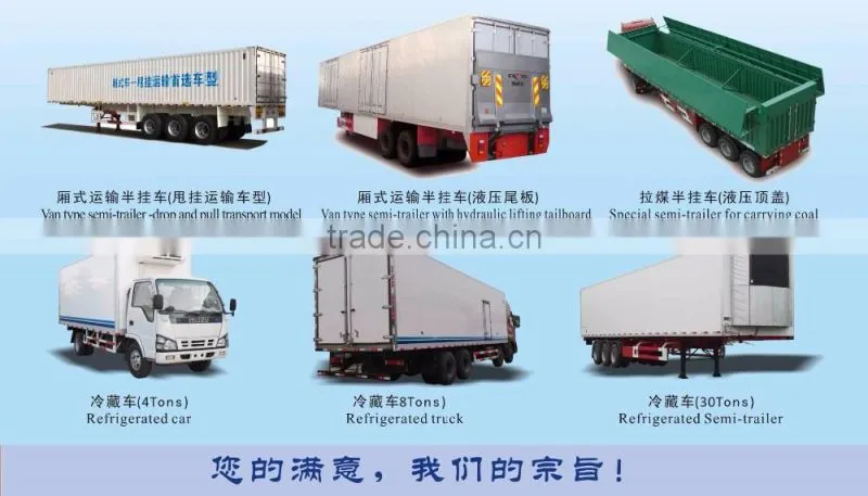40Ton Low Loader Semi Trailers Light Loading Trailers