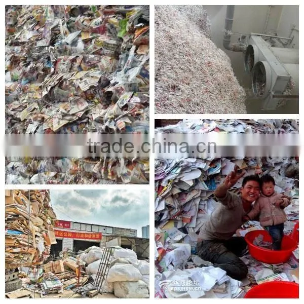 Resource-saving waste paper compressor machine with high performance