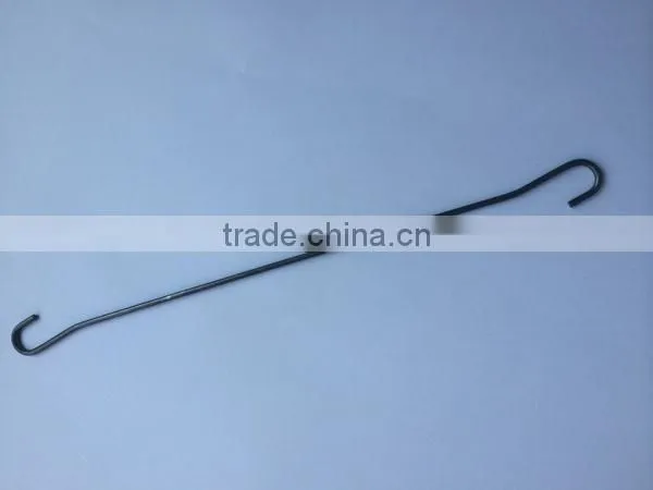 spring steel custom wire form power coating hook
