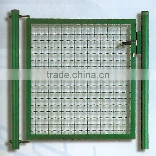 galvanized steel garden fence gate
