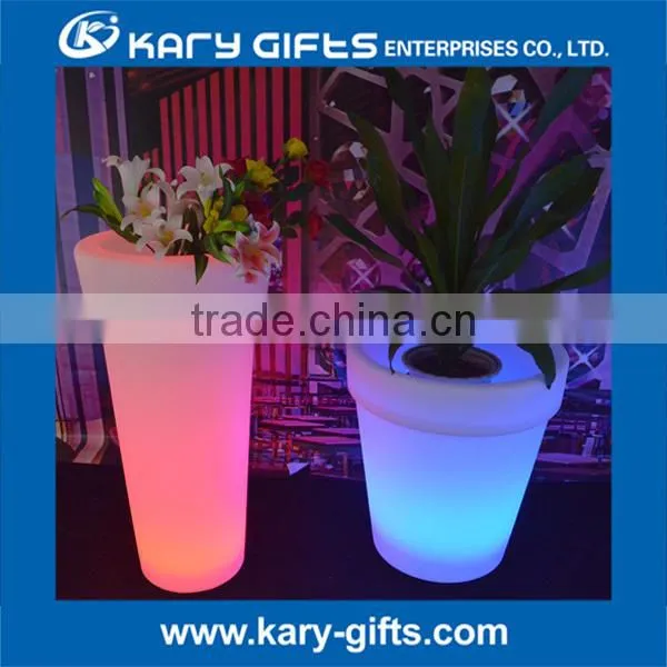 Outdoor street scene led pot led flower pot