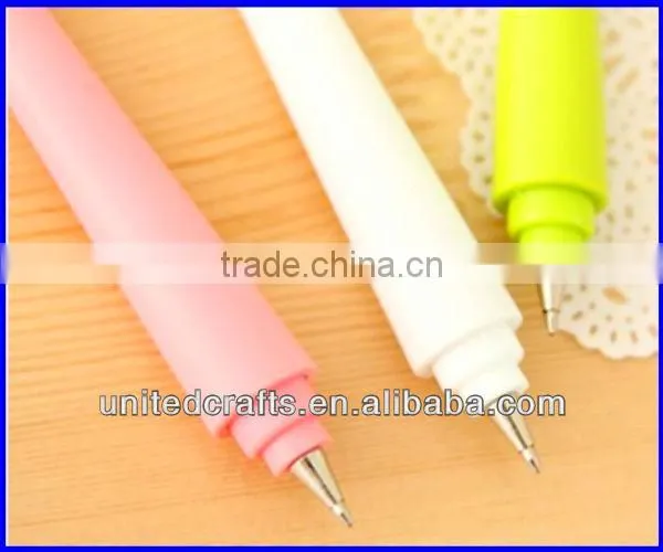 flexible pending animals head shape ball pen