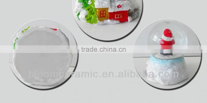 Custom decorative christmas water globe