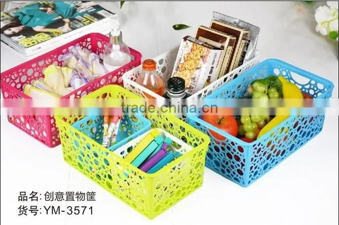 emc plastic round laundry basket with lid,storage box