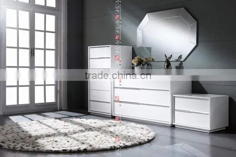white bedroom furniture dresser / modern french dresser / dresser drawer parts T-49