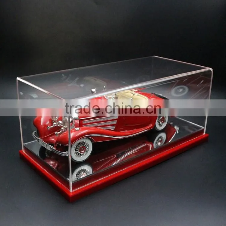 1:18 rectangle LED Acrylic car model display case