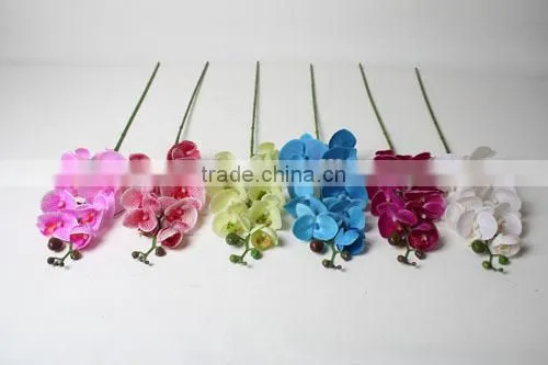 decorative PU butterfly orchid artificial butterfly orchid flowers landscaping flowers