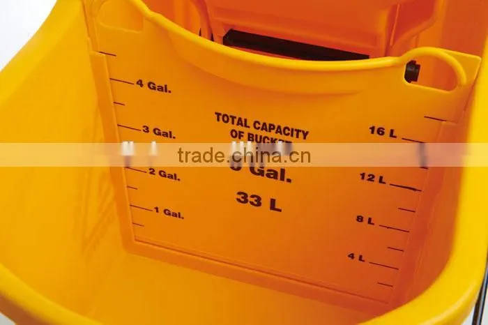 good use strong durable cleaning bucket with wheels for hotel
