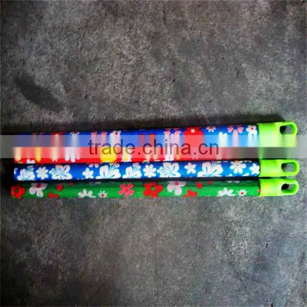 wooden brush handle with pvc coated