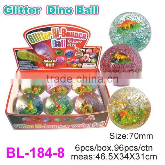 Promotional Glitter Frog Bounce Ball/Hi Glitter Bounce Ball
