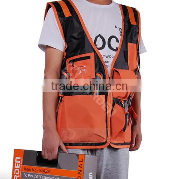 Gold Supplier China OEM Working Tool Sleeveless Workmans Vest