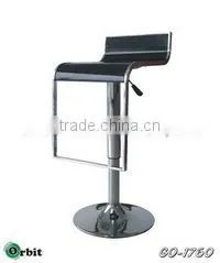 Plastic adjustable height bar chair, modern swivel pub bar chair