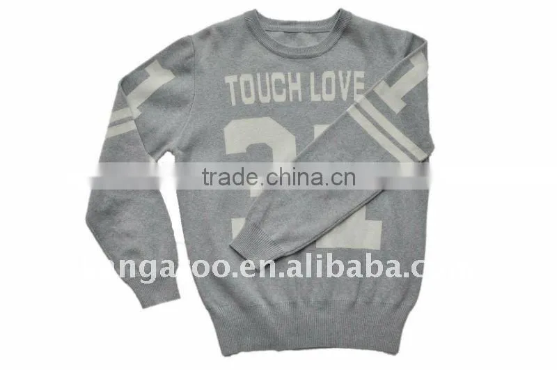 wool/acrylic pullover sweater