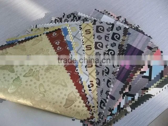 Diferent style PVC leather Product for bags in china