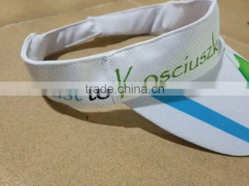 2016 OEM high quality fashion mesh running sun visor/cap