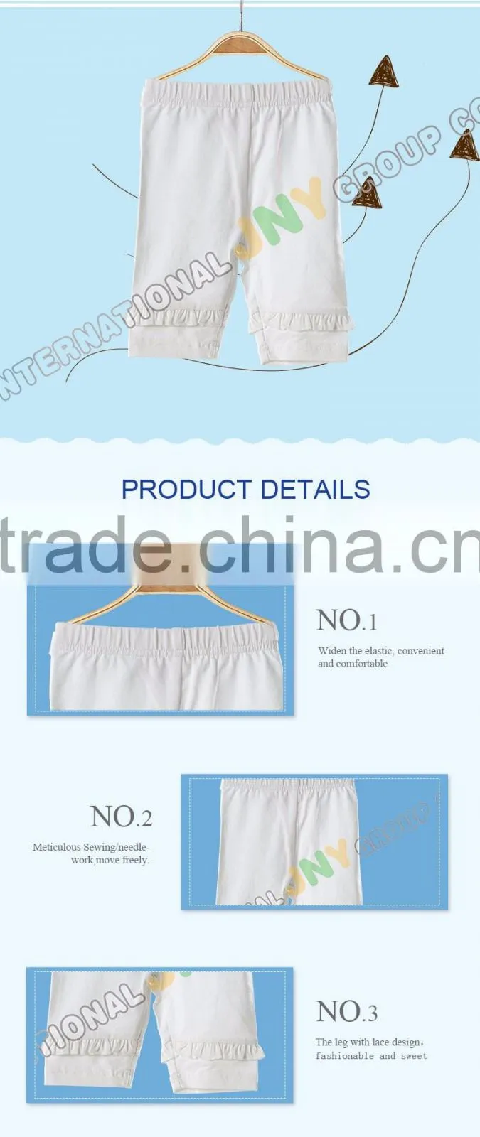 2017 Wholesale Indian Kid Clothing Plus Size Children Trousers Pants For Child