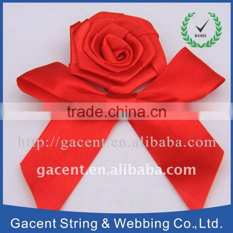 satin bowknot satin rosette trim mini rosette bow