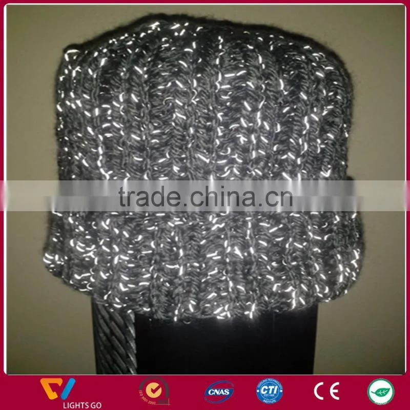hot sell 0.5mm double side reflective knitting yarn