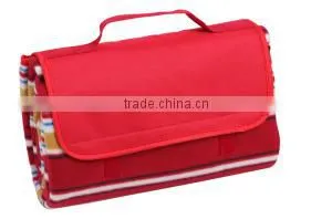 2014 Xinbo Offset Printing Picnic Blanket with Fleece Material