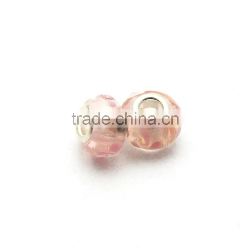 DIY Lampwork Murano Glass European Mix Beads - Compatible with Major Charm Bracelets perlas de vidrio