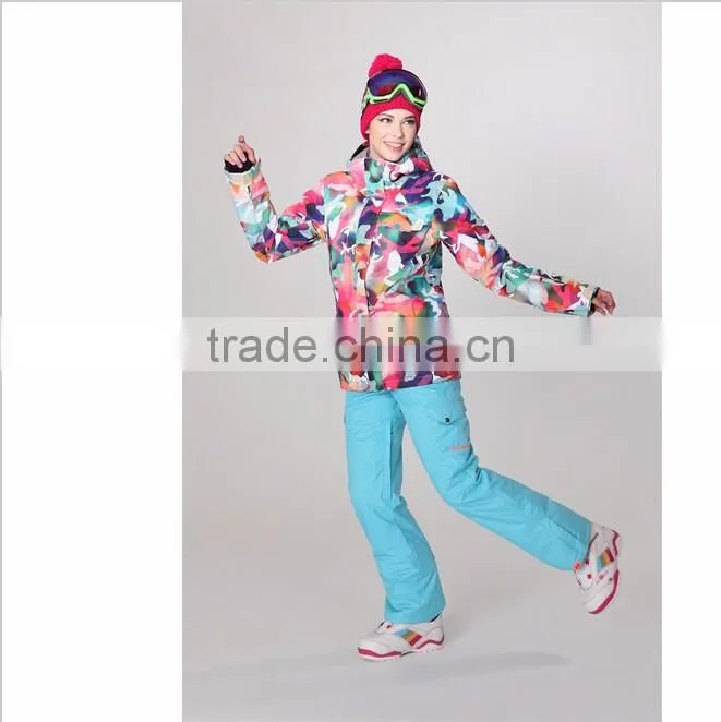 New design women snowboard jacket multi-functional ski snow wear for lady ski jacket