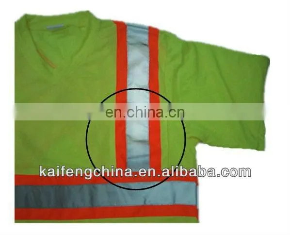 High Visibility Mens Running Jacket ANSI Standard Strips KF-037T