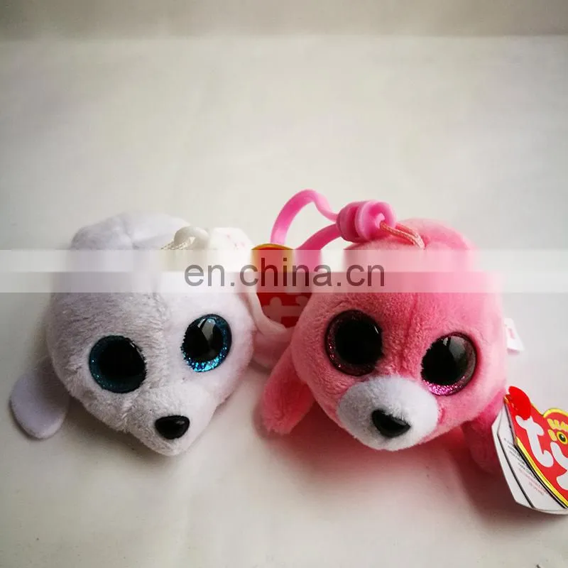 Ty Beanie Boos baby plush toy the Seals key buckle Pendant plush toys