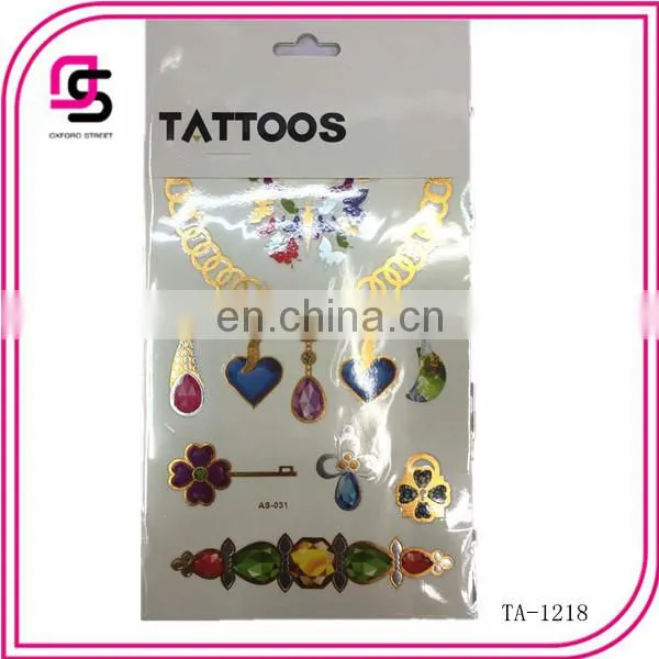 newest fashion body art tattoo design suit for adults