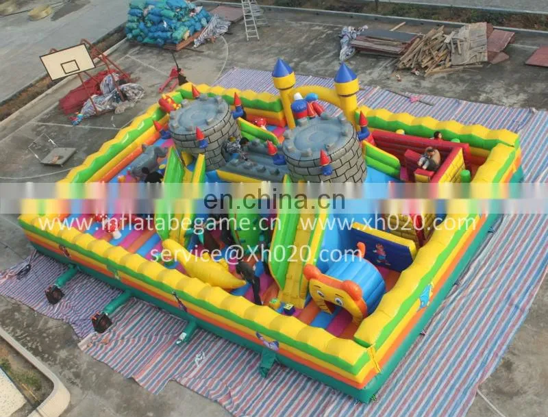 New arrived Sport game mini inflatable obstacle combo slide