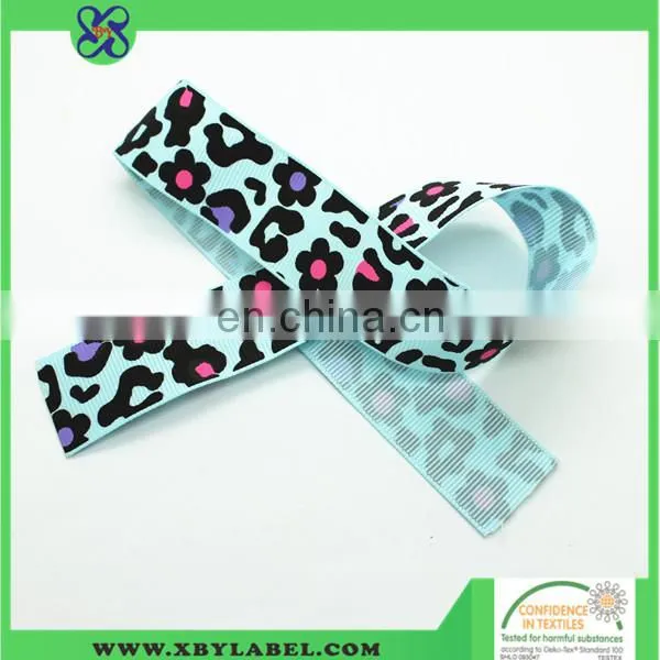 Decorative ribbon grosgrain ribbon personalized ribbon with printing logo