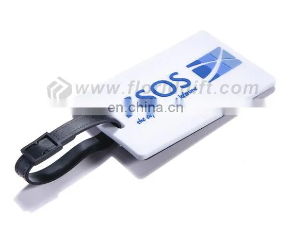 Personalized Cartoon Custom 3D soft silicone travel soft pvc luggage tag