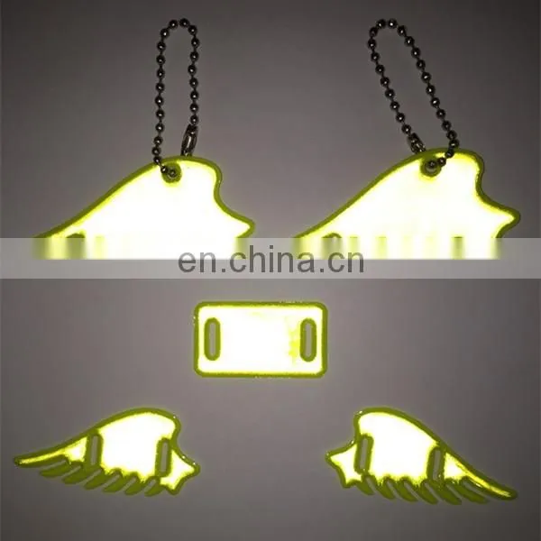 High visibility Promotion gifts reflective metal keyc hain