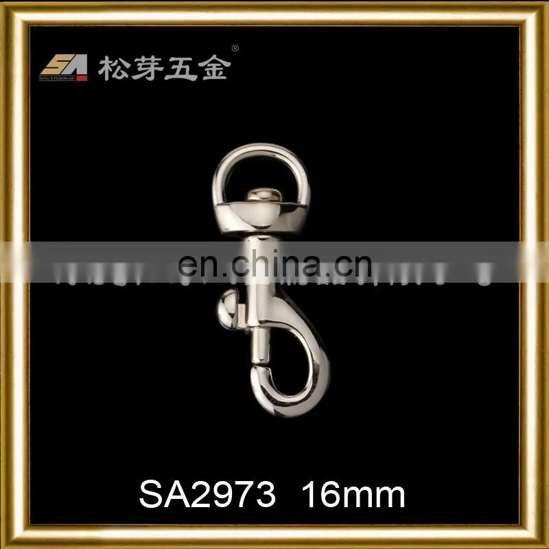 Top quality pet snap silver hook,swivel trigger snap silver pet hook,metal silver snap hooks pet
