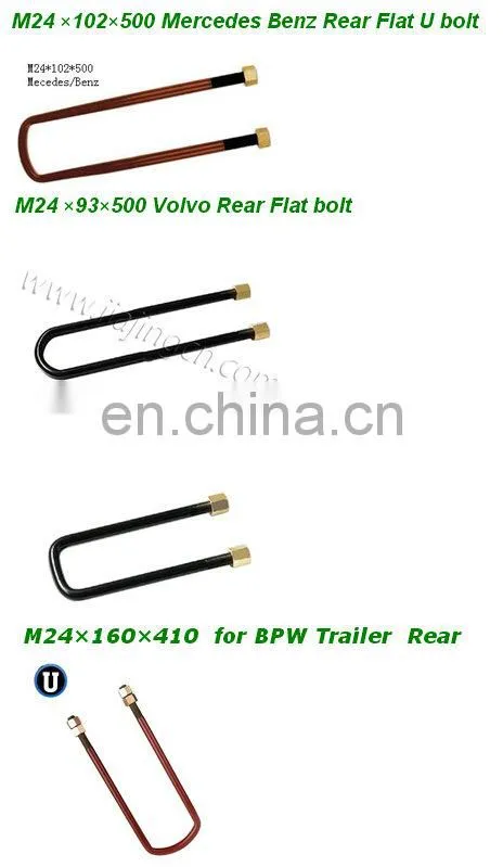 Scania truck axle u bolts for Tanzania