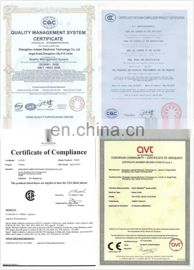 50mm2 pvc insulated flame resistant zr-kvv power control cable