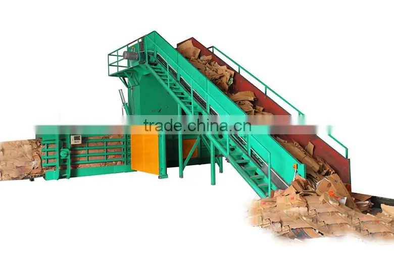 Global Green Automatic Hydraulic Palm Fiber Baling Machine