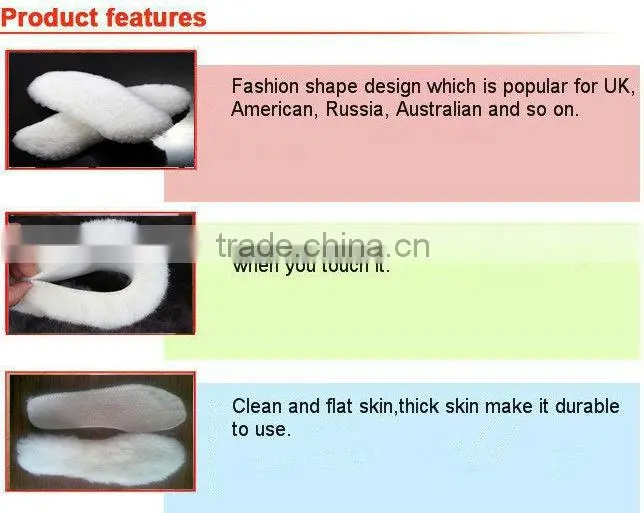 Electric shoe insole/ Soft sheepskin insoles wholesale