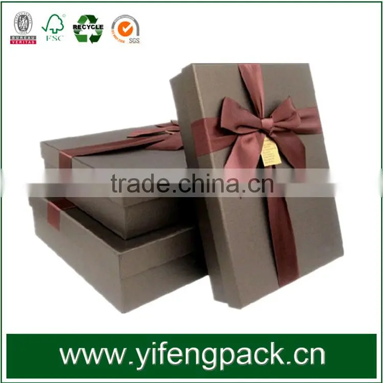 2014 paper box factory wholesale wedding dress packaging box