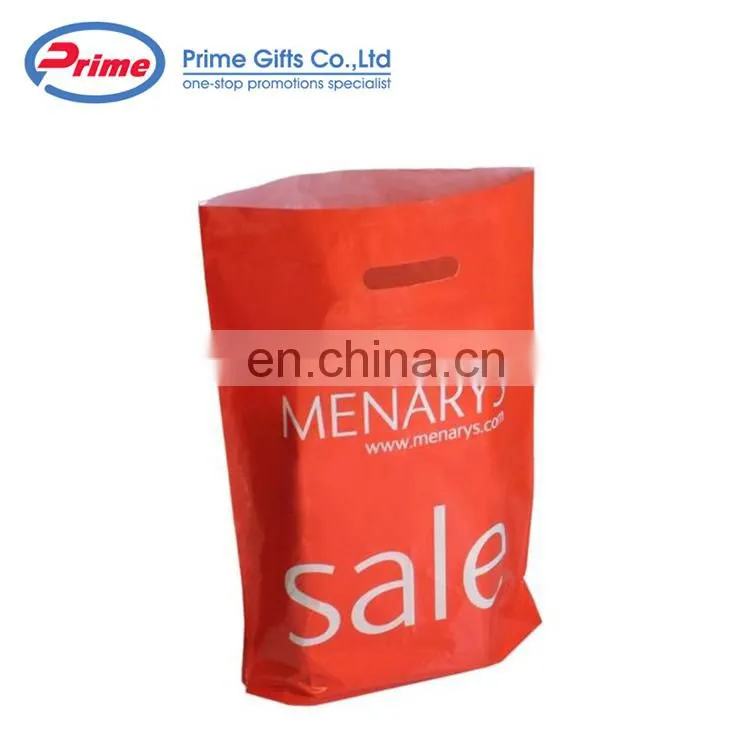 Promotional Top Quality Reusable Plastic Shopping Bag Garment Bag with Logo