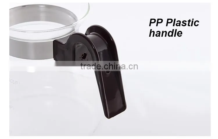instant hot water kettle, 1 liter 34 oz pyrex glass , high quality lead-free glass tea kettle 2016