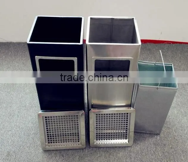 Waste Bin Container Price/Outdoor Metal Litter Bin/Dustbin/Garbage Trash Bin