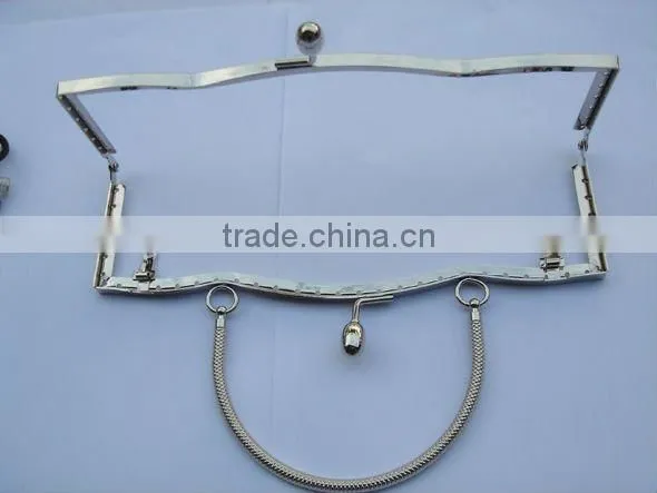 Metal handbag Frame With Sewing Holes