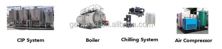 Factory 500L Per Hour Evaporated Milk Making Filling Canning Machine Processing Plant Sweetened Condensed Milk Production Line