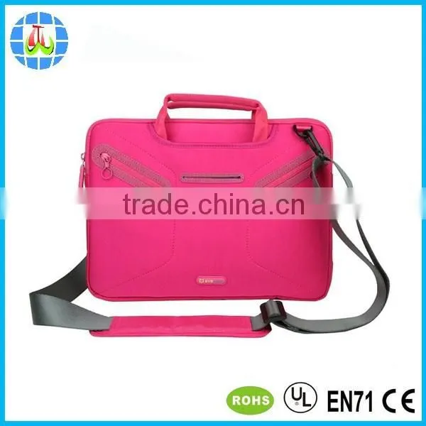 multi-function neoprene laptop case carrying sleeve cover bag