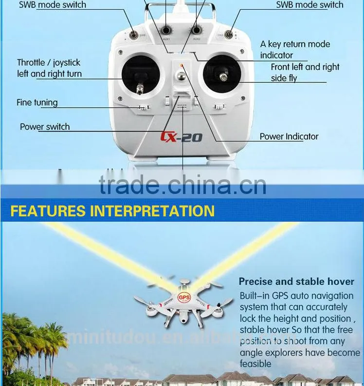 https://img13.fr-trading.com parrot drone with GPS professional AUTO-Pathfinder GPS Control quadcopter