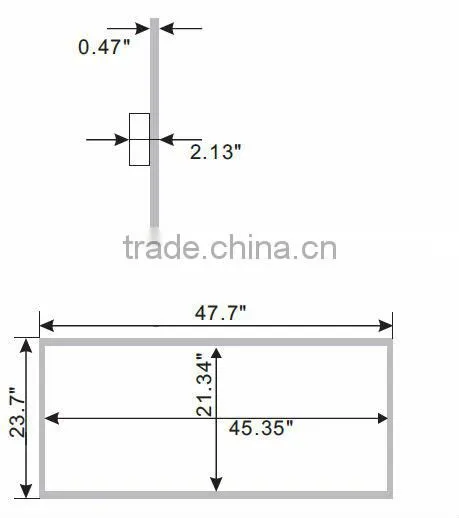 0-10V dimmable led panel lights in 2X4FT, various wattages