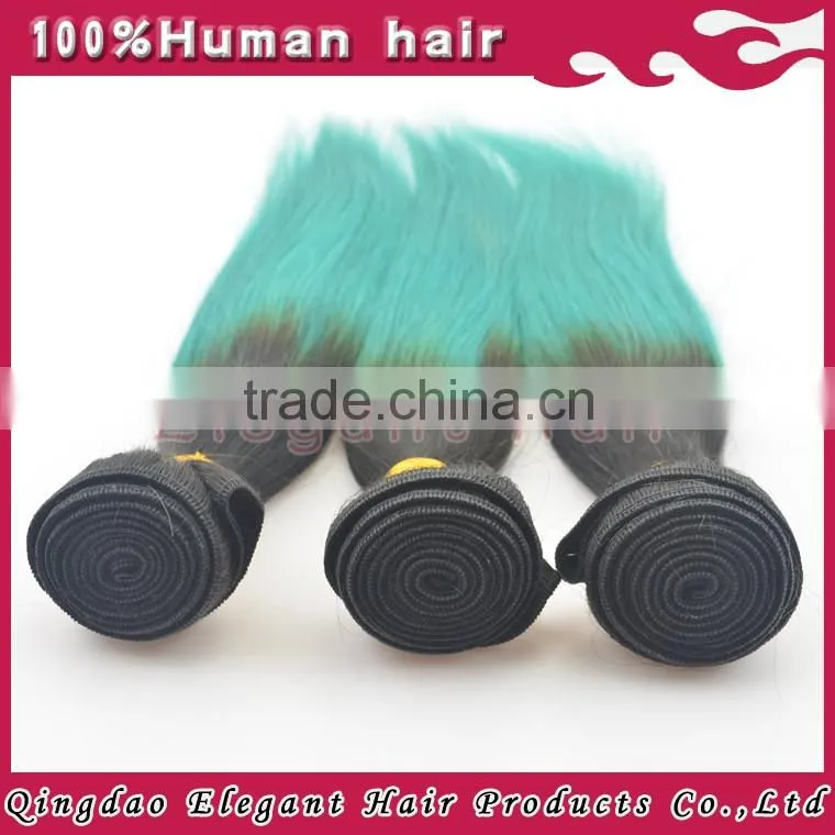 Alibaba China factory price indian virgin human ombre hair with top quality