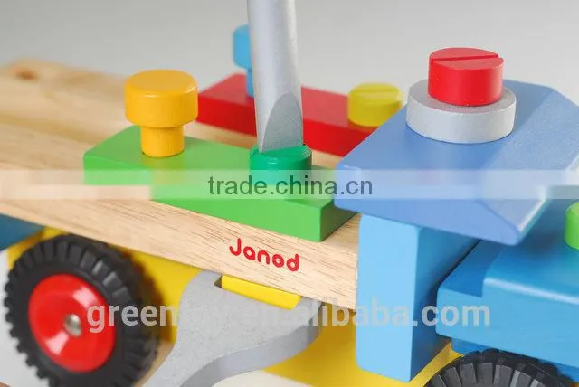 Compages toys, wooden car, wooden toy for kids