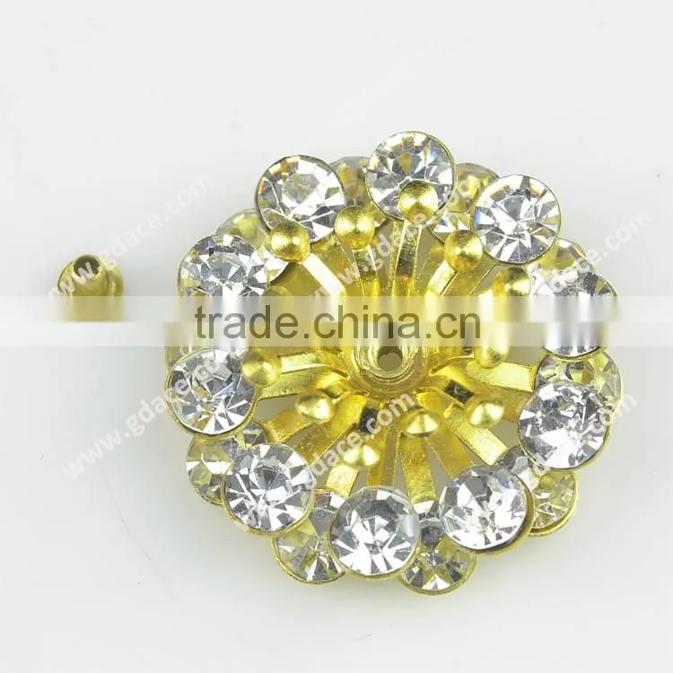 Small decorative craft metal flower, antique imitation craft metal flowers wholesale